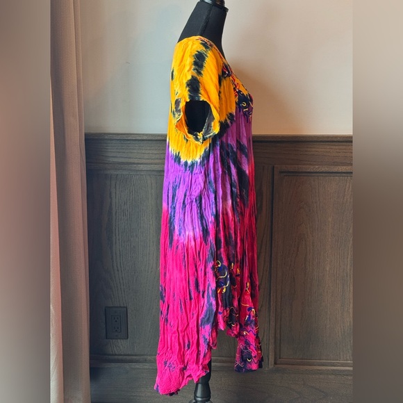 Riviera Sun one size plus tie dye dress nwt - Picture 7 of 8